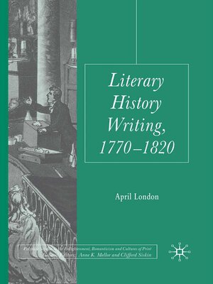 cover image of Literary History Writing, 1770-1820
